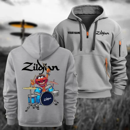 Avedis Zildjian Drums Exclusive Logo - Personalized Hoodie Half Zipper QTDR210425A4ZLD
