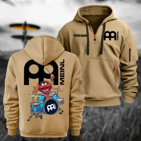 Meinl Drums Exclusive Logo - Personalized Hoodie Half Zipper QTDR210425A4MNL