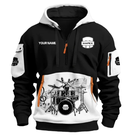 Mapex Drums Exclusive Logo - Personalized Hoodie Half Zipper QTDRU260425A1MPX