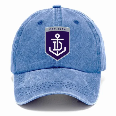Fremantle Dockers AFL Exclusive Logo Washed Cotton Baseball Cap - Printed With Box HOAFL100525BC01FRE
