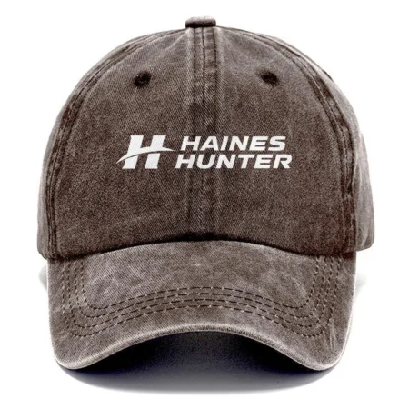 Haines Hunter Fishing AU Exclusive Logo Washed Cotton Baseball Cap - Printed With Box HOFS070525AU1HHT