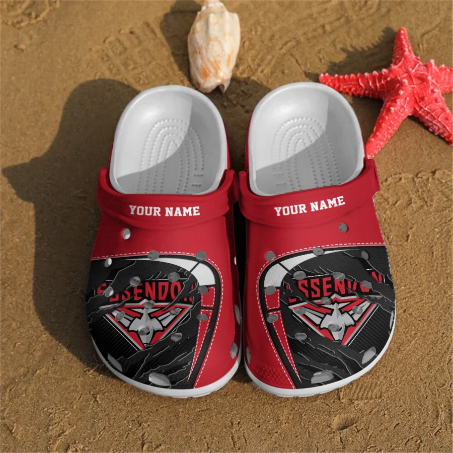 Essendon Bombers Australian Football League Exclusive Logo Crocs HOVA210525AFL07ESS - Image 2