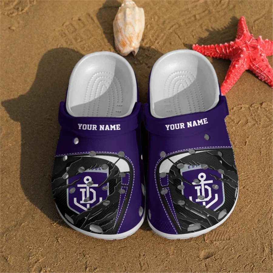 Fremantle Dockers Australian Football League Exclusive Logo Crocs HOVA210525AFL07FRE - Image 2