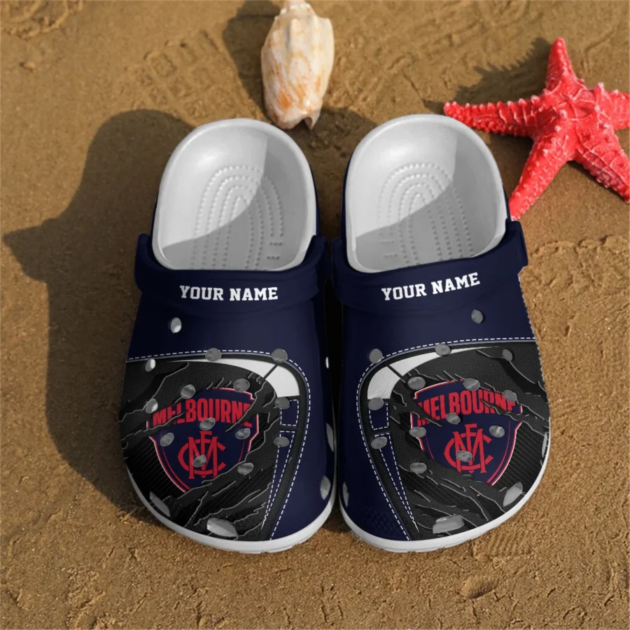 Melbourne Demons Australian Football League Exclusive Logo Crocs HOVA210525AFL07MELB - Image 2
