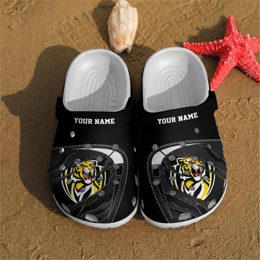 Richmond Tigers Australian Football League Exclusive Logo Crocs HOVA210525AFL07RICH - Image 2