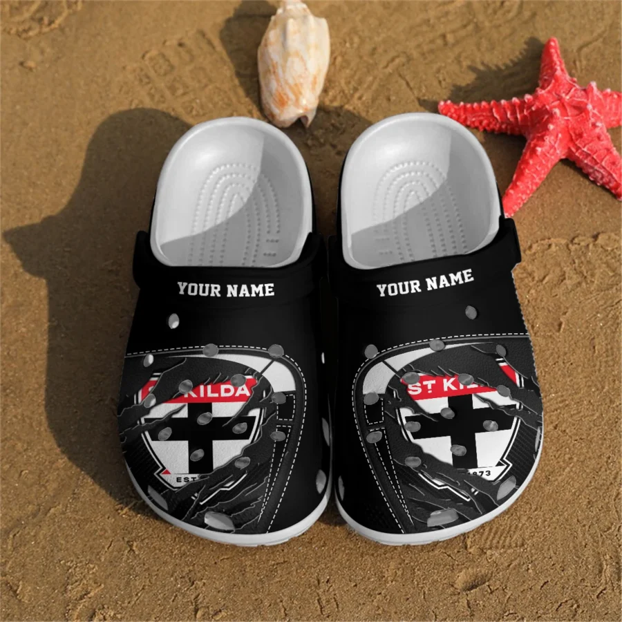 St Kilda Saints Australian Football League Exclusive Logo Crocs HOVA210525AFL07STK - Image 2