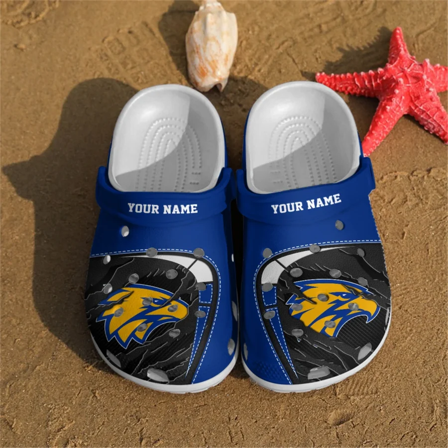 West Coast Eagles Australian Football League Exclusive Logo Crocs HOVA210525AFL07WCE - Image 2