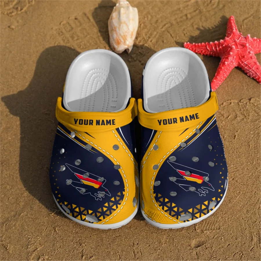Adelaide Crows Australian Football League Exclusive Logo Crocs HOVA210525AFL08ADEL - Image 2