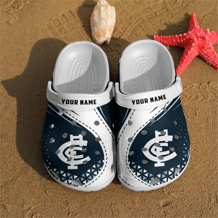 Carlton Blues Australian Football League Exclusive Logo Crocs HOVA210525AFL08CARL - Image 2