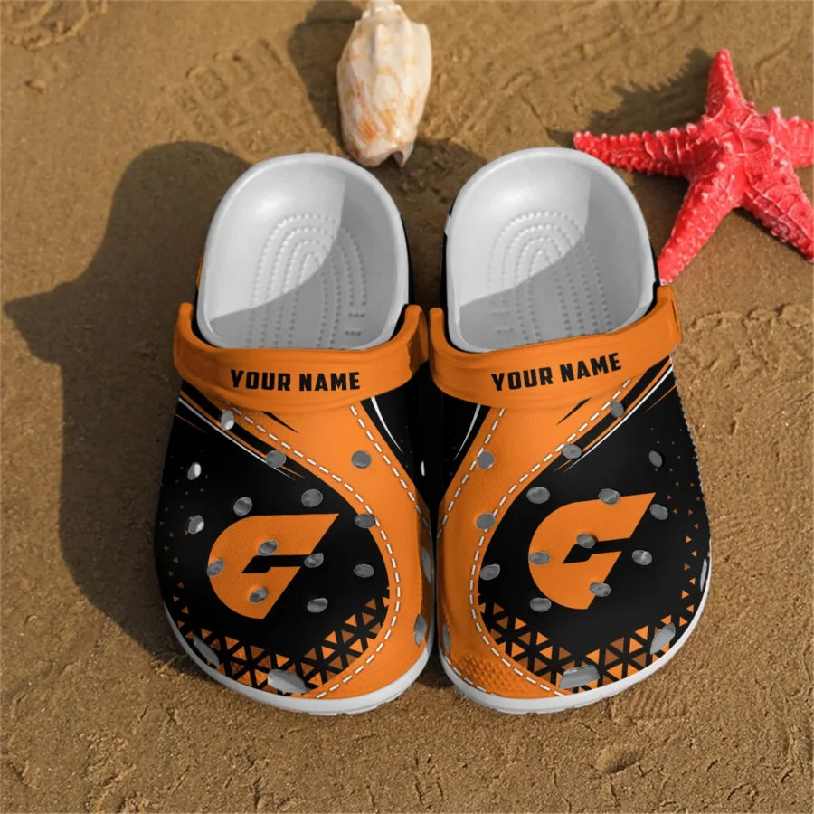 GWS Giants Australian Football League Exclusive Logo Crocs HOVA210525AFL08GWS - Image 2
