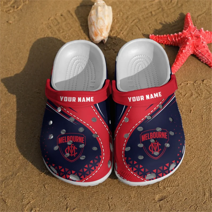 Melbourne Demons Australian Football League Exclusive Logo Crocs HOVA210525AFL08MELB - Image 2