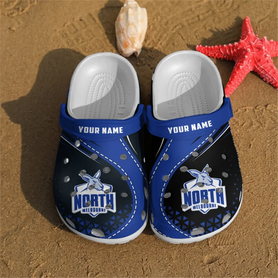 North Melbourne Kangaroos Australian Football League Exclusive Logo Crocs HOVA210525AFL08NMFC - Image 2