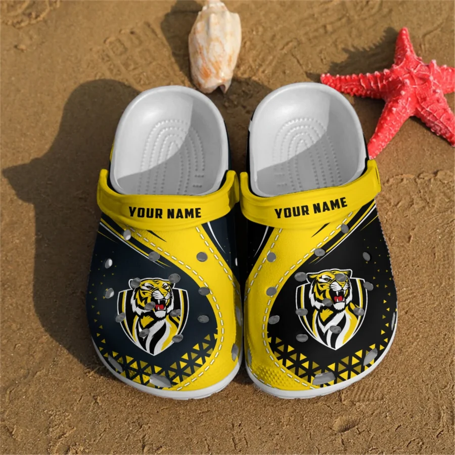 Richmond Tigers Australian Football League Exclusive Logo Crocs HOVA210525AFL08RICH - Image 2