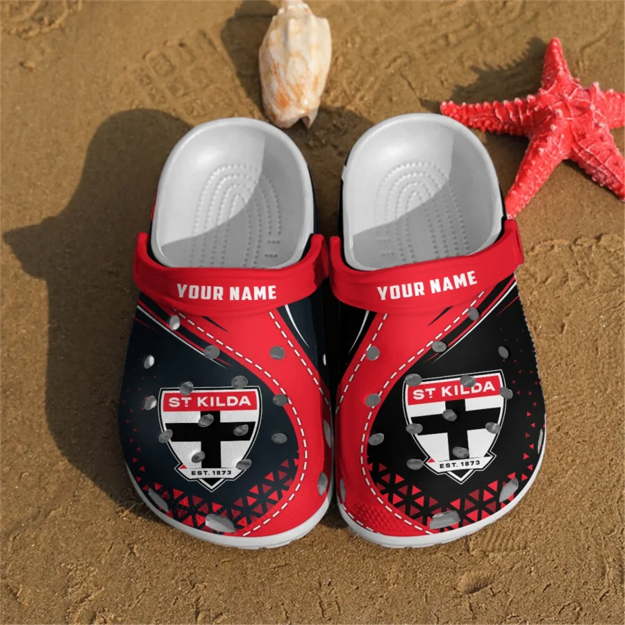 St Kilda Saints Australian Football League Exclusive Logo Crocs HOVA210525AFL08STK - Image 2