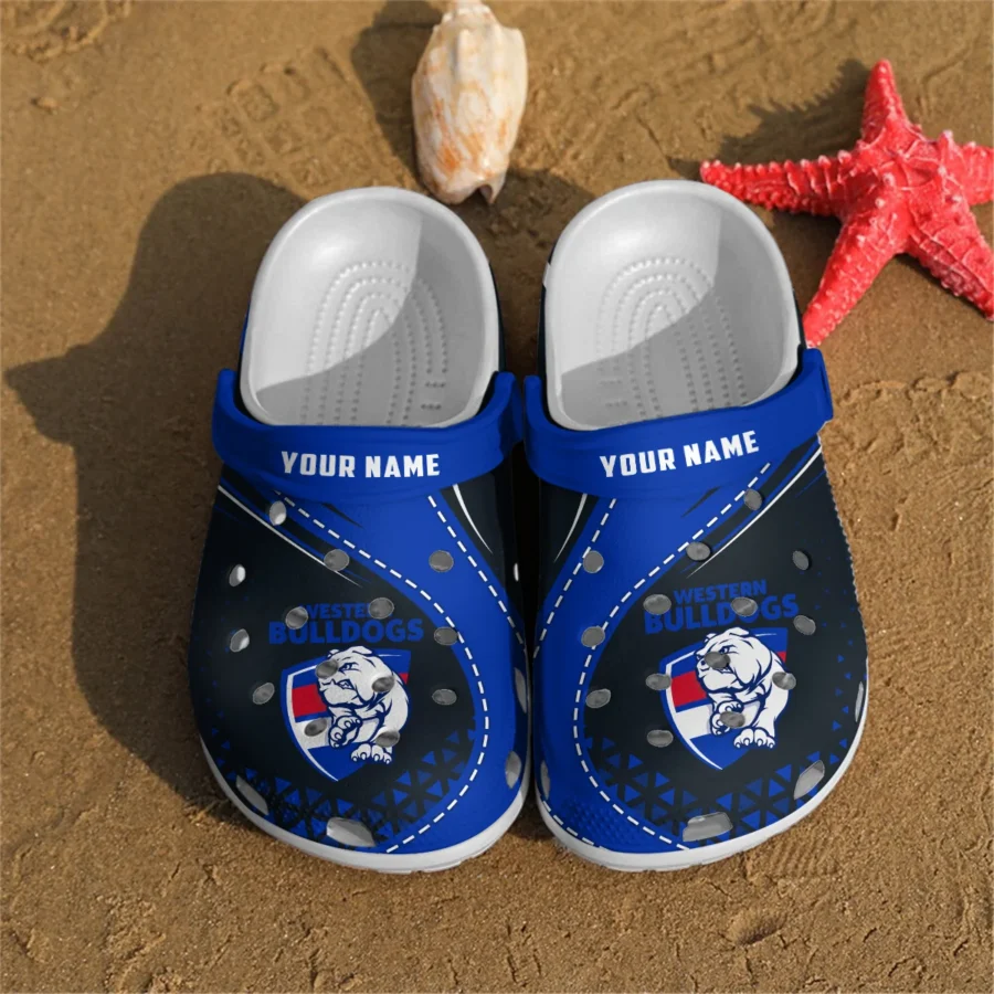 Western Bulldogs Australian Football League Exclusive Logo Crocs HOVA210525AFL08WB - Image 2