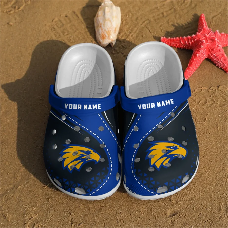 West Coast Eagles Australian Football League Exclusive Logo Crocs HOVA210525AFL08WCE - Image 2