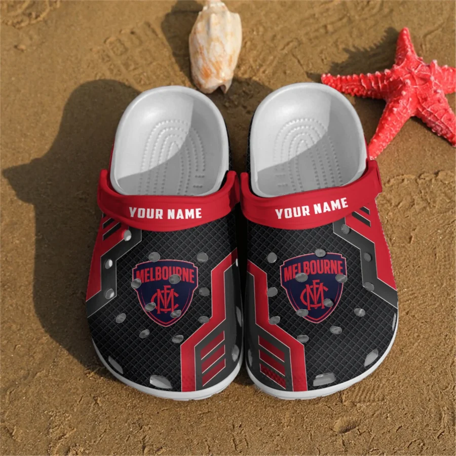 Melbourne Demons Australian Football League Exclusive Logo Crocs HOVA210525AFL09MELB - Image 2