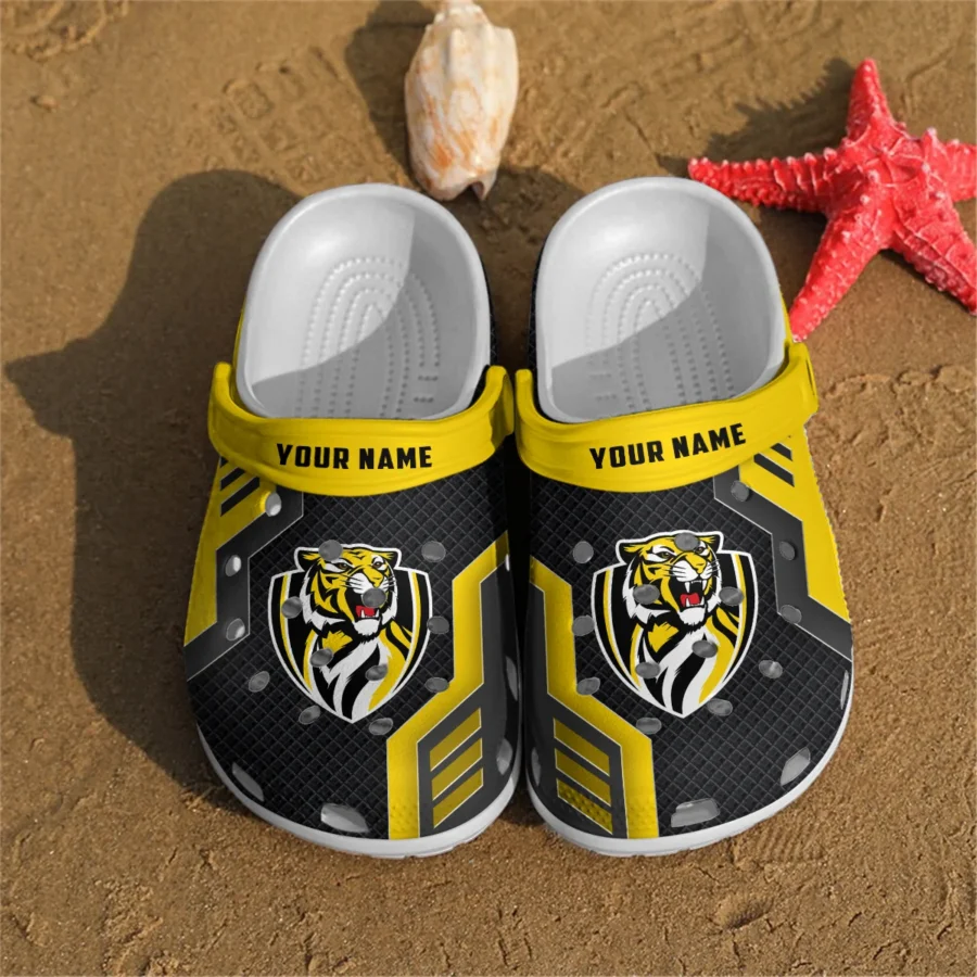 Richmond Tigers Australian Football League Exclusive Logo Crocs HOVA210525AFL09RICH - Image 2
