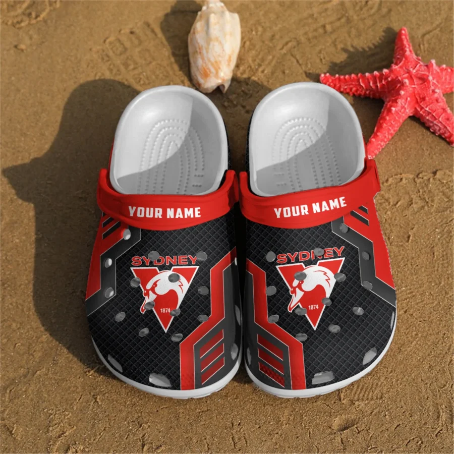 Sydney Swans Australian Football League Exclusive Logo Crocs HOVA210525AFL09SYD - Image 2