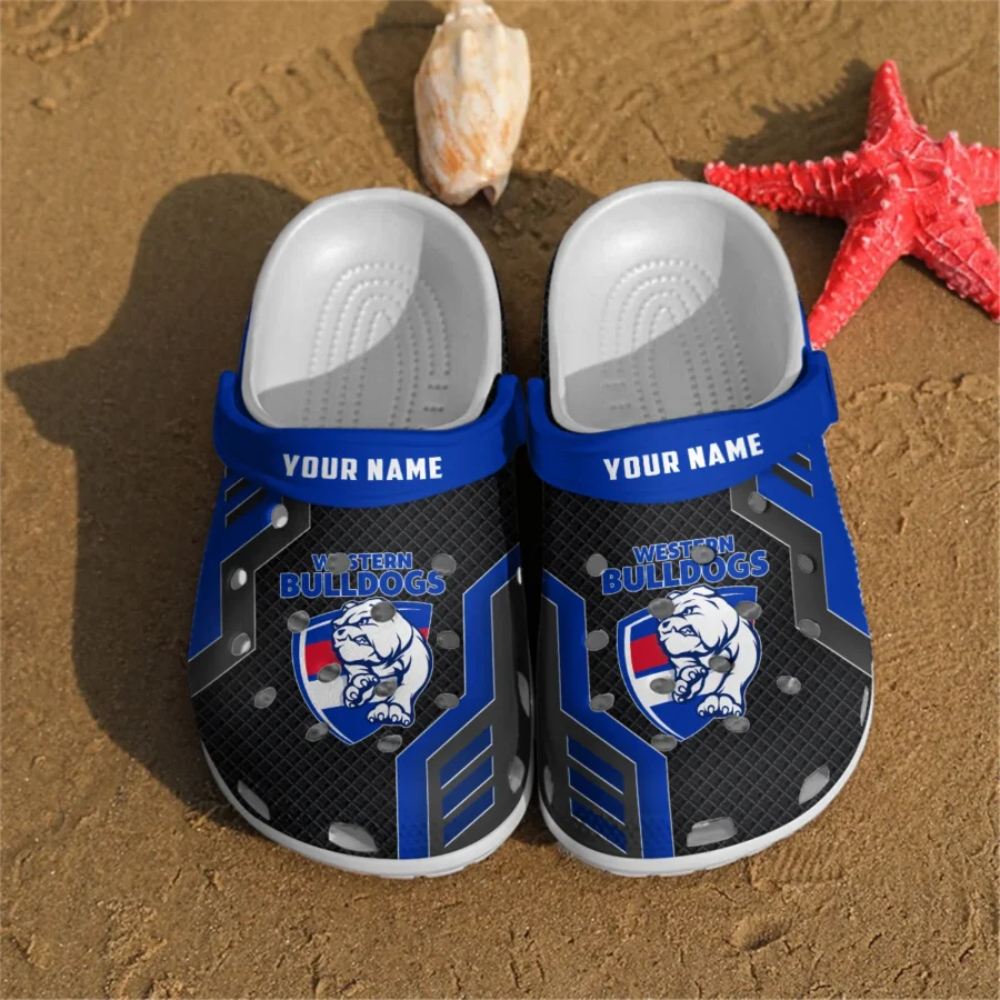 Western Bulldogs Australian Football League Exclusive Logo Crocs HOVA210525AFL09WB - Image 2