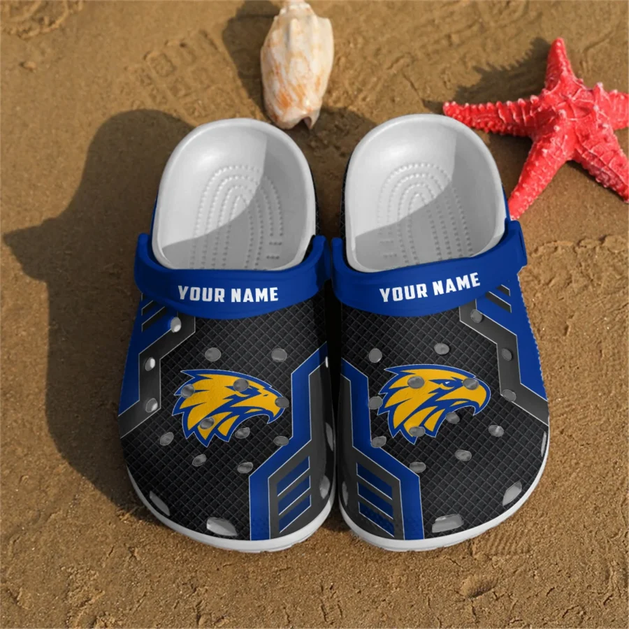 West Coast Eagles Australian Football League Exclusive Logo Crocs HOVA210525AFL09WCE - Image 2