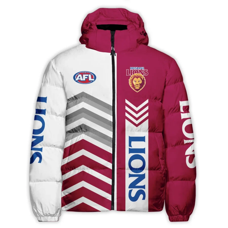 Brisbane Lions Australian Football League Exclusive Logo Down & Puffer Jackets All Over Prints HOAFL230525DPJ01BL