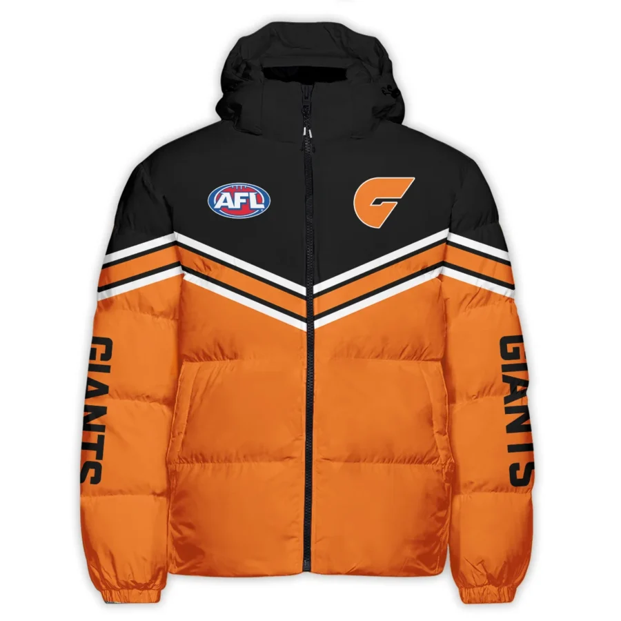 GWS Giants Australian Football League Exclusive Logo Down & Puffer Jackets All Over Prints HOAFL240525DPJ01GWS - Image 2
