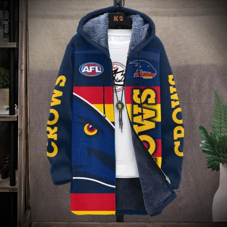 Adelaide Crows Australian Football League Exclusive Logo Fleece Windbreaker HOAFL130525FW01ADEL