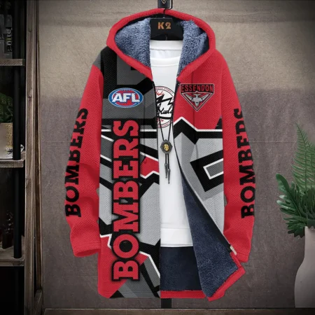 Essendon Bombers Australian Football League Exclusive Logo Fleece Windbreaker HOAFL130525FW01ESS