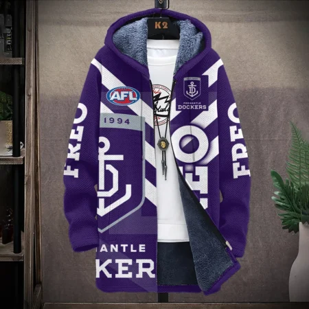 Fremantle Dockers Australian Football League Exclusive Logo Fleece Windbreaker HOAFL130525FW01FRE