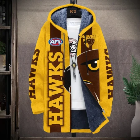 Hawthorn Hawks Australian Football League Exclusive Logo Fleece Windbreaker HOAFL130525FW01HAW