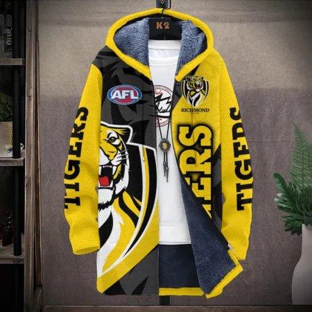 Richmond Tigers Australian Football League Exclusive Logo Fleece Windbreaker HOAFL130525FW01RICH