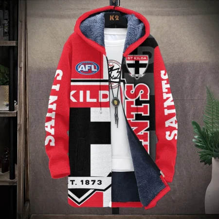 St Kilda Saints Australian Football League Exclusive Logo Fleece Windbreaker HOAFL130525FW01STK
