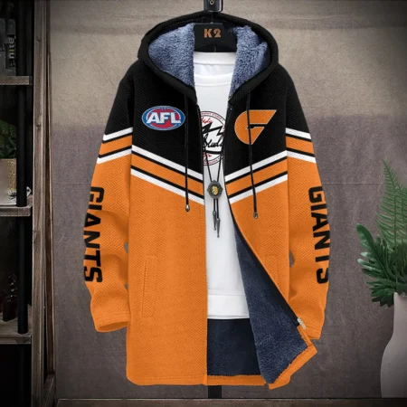GWS Giants Australian Football League Exclusive Logo Fleece Windbreaker HOAFL240525FW01GWS