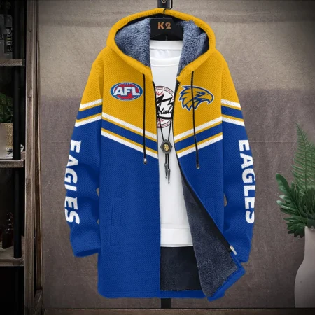 West Coast Eagles Australian Football League Exclusive Logo Fleece Windbreaker HOAFL240525FW01WCE