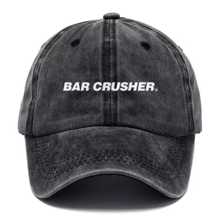 Bar Crusher Fishing AU Exclusive Logo Washed Cotton Baseball Cap - Printed With Box HOFS070525AU1BCR