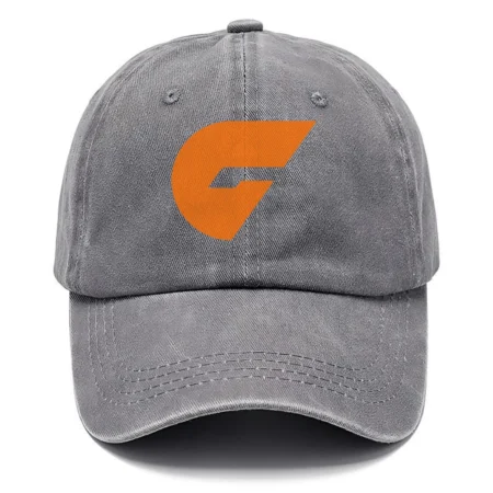 GWS Giants AFL Exclusive Logo Washed Cotton Baseball Cap - Printed With Box HOAFL100525BC01GWS