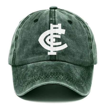 Carlton Blues AFL Exclusive Logo Washed Cotton Baseball Cap - Printed With Box HOAFL100525BC01CARL