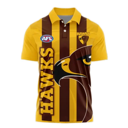 Hawthorn Hawks Australian Football League Exclusive Logo Polo Shirt HOAFL130525A02HAWPL