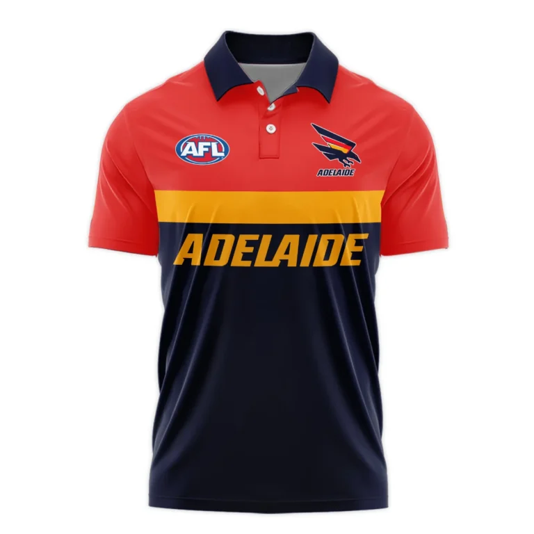 Adelaide Crows Australian Football League Exclusive Logo Polo Shirt HOAFL140525A01ADELPL