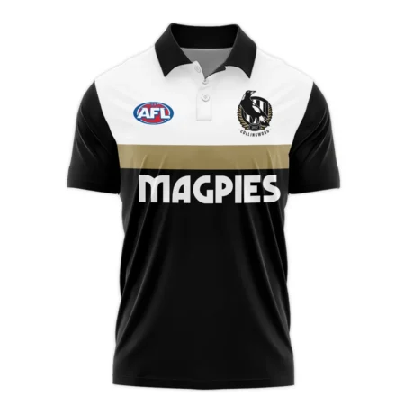 Collingwood Australian Football League Exclusive Logo Polo Shirt HOAFL140525A01COLLPL