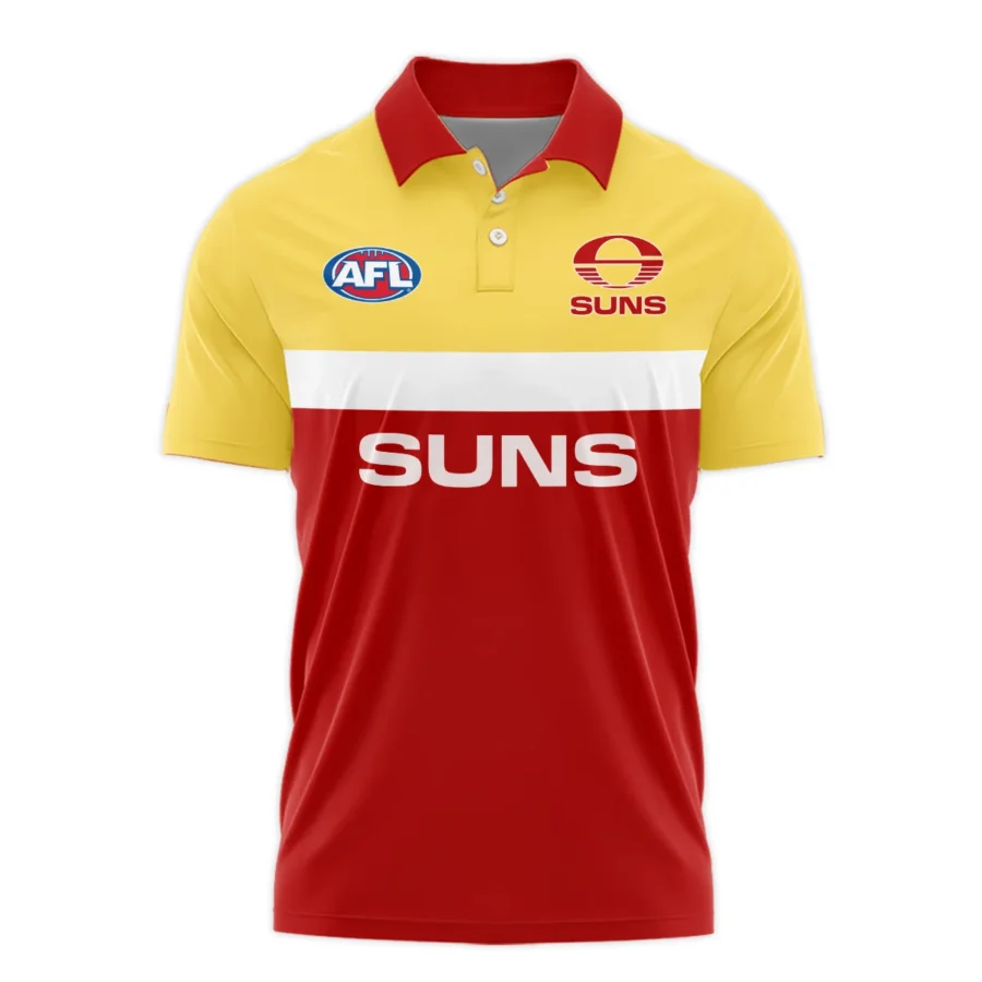 Gold Coast SUNS Australian Football League Exclusive Logo Polo Shirt HOAFL140525A01GCFCPL