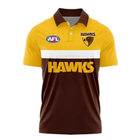 Hawthorn Hawks Australian Football League Exclusive Logo Polo Shirt HOAFL140525A01HAWPL