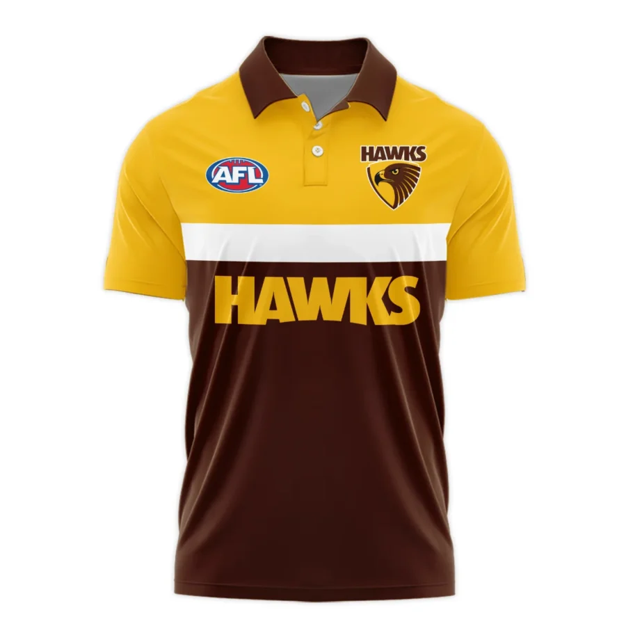 Hawthorn Hawks Australian Football League Exclusive Logo Polo Shirt HOAFL140525A01HAWPL