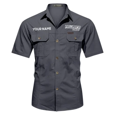 Yellowfin Plate Fishing AU Exclusive Logo Casual Shirt HOFS060525AU1YPB