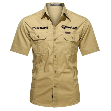 Revival Boats Fishing AU Exclusive Logo Casual Shirt HOFS060525AU1RVB