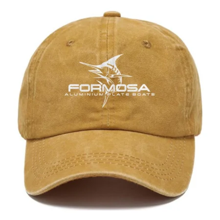 Formosa Marine Fishing AU Exclusive Logo Washed Cotton Baseball Cap - Printed With Box HOFS070525AU1FOM