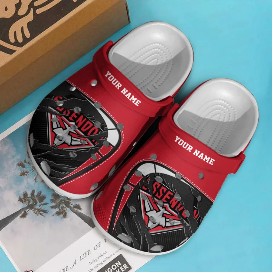 Essendon Bombers Australian Football League Exclusive Logo Crocs HOVA210525AFL07ESS - Image 3