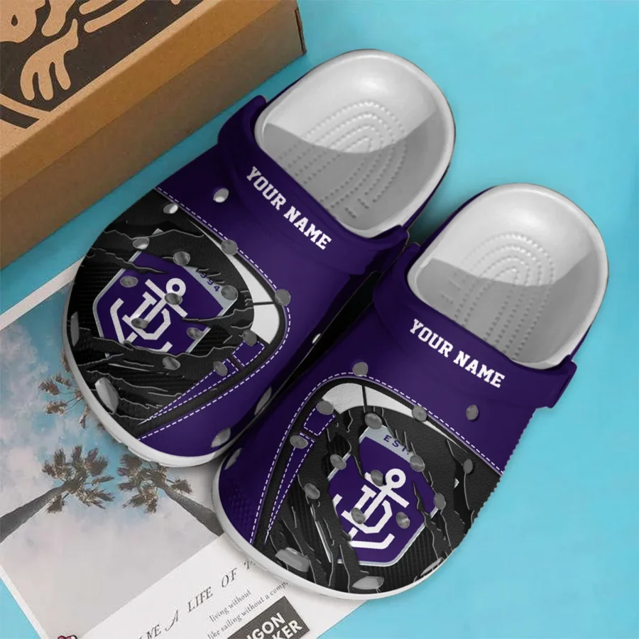 Fremantle Dockers Australian Football League Exclusive Logo Crocs HOVA210525AFL07FRE - Image 3