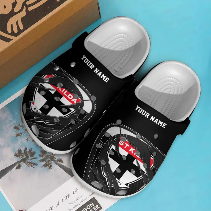 St Kilda Saints Australian Football League Exclusive Logo Crocs HOVA210525AFL07STK - Image 3